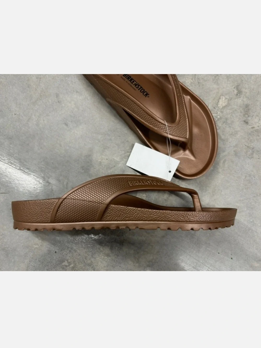 NEW ⛱️Birkenstock - Bronze Honolulu EVA Thong Sandals - EU 45 - Men's US 12–12.5